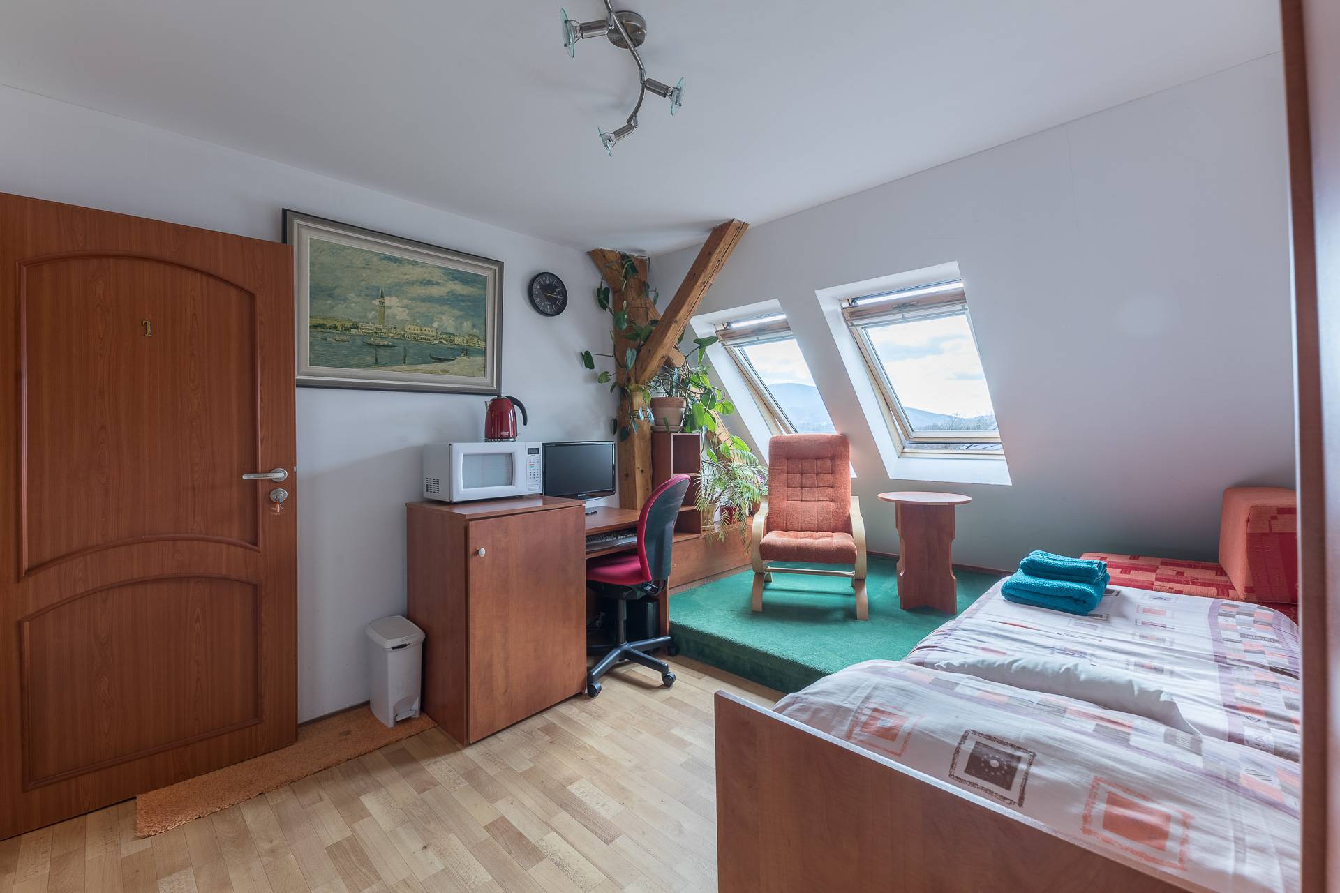 Pokoj č. 1 - jednolůžkový pokoj